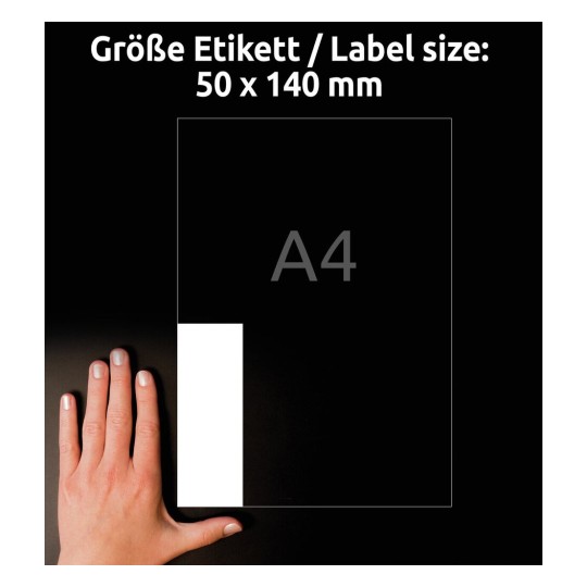 Etiquetas magnéticas para imprimir, J8875-5 & J8871-5